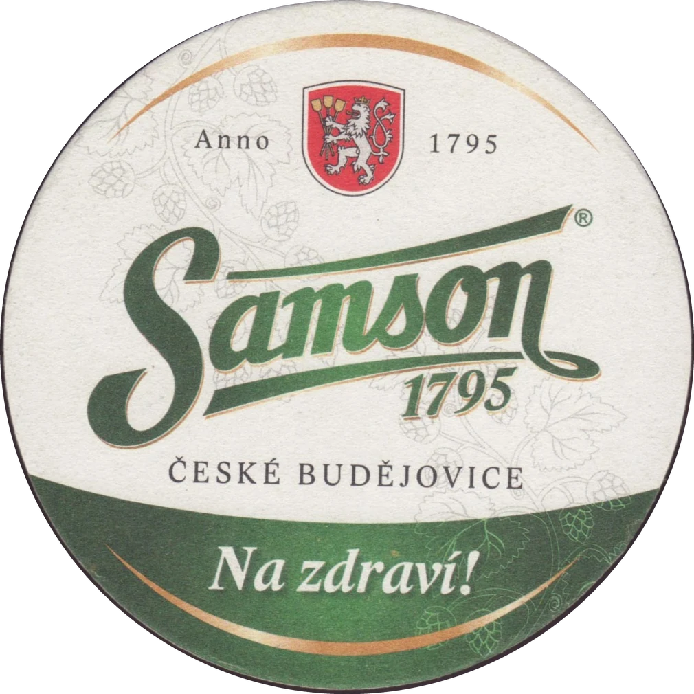 Pivní tácek Samson 1795